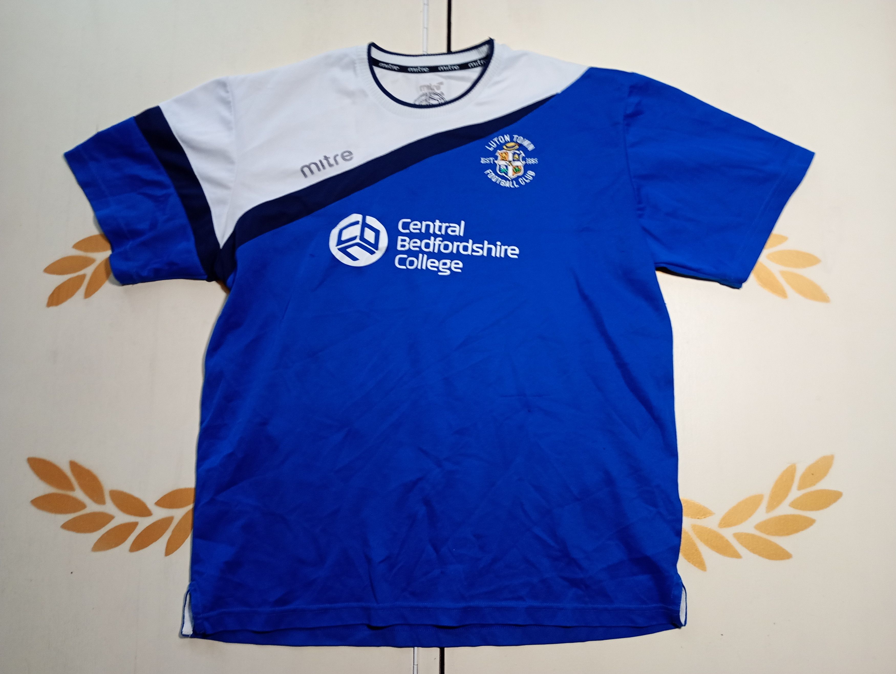Vintage Mitre Luton Town FC Jersey Y2K Size US L / EU 52-54 / 3 - 2 Thumbnail