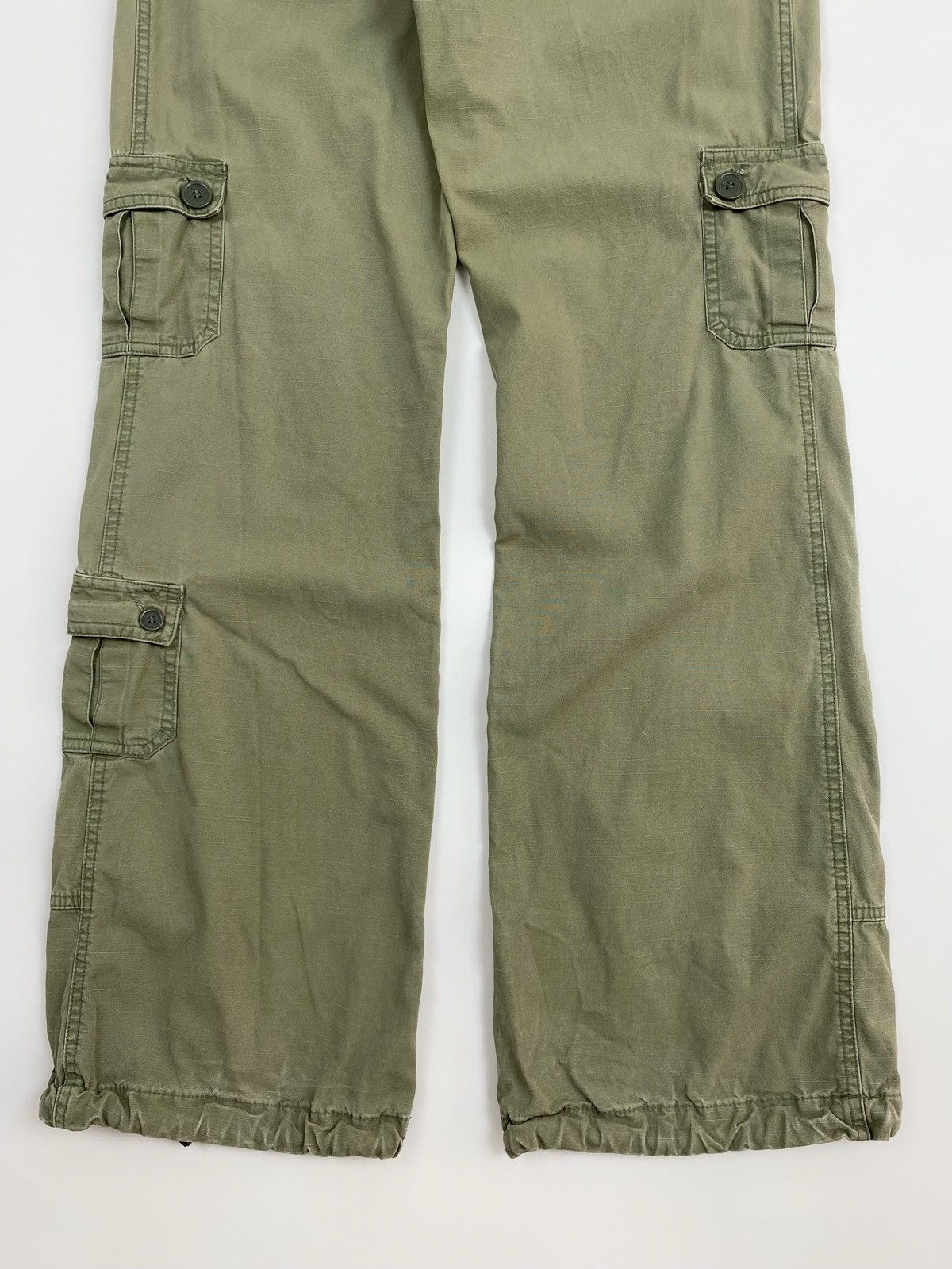 Quiksilver Y2K Vintage Roxy Low Rise Fatigue Pocket Cargo Pants Size 31" - 10 Thumbnail