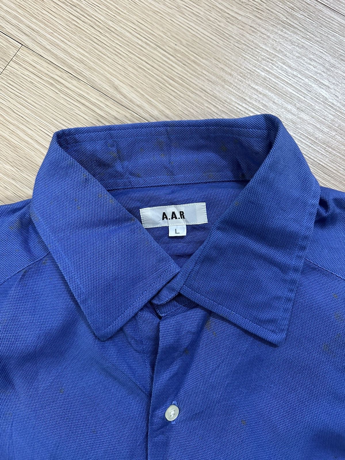 Yohji Yamamoto Rare Beautiful Yohji Yamamoto AAR Yohji Design Studio Shirt Size US L / EU 52-54 / 3 - 7 Thumbnail
