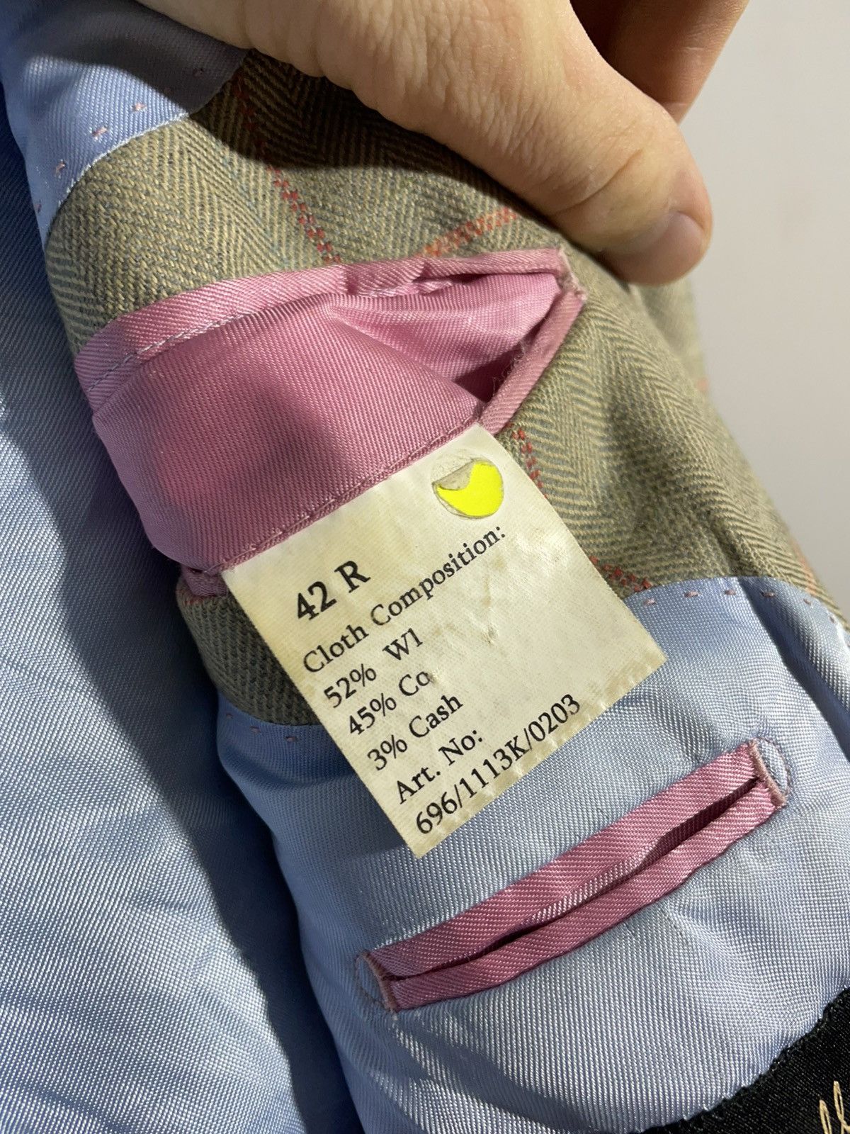 Other Robert Noble Santinelli Tailoring Check Pattern blazer Size 42R - 20 Thumbnail