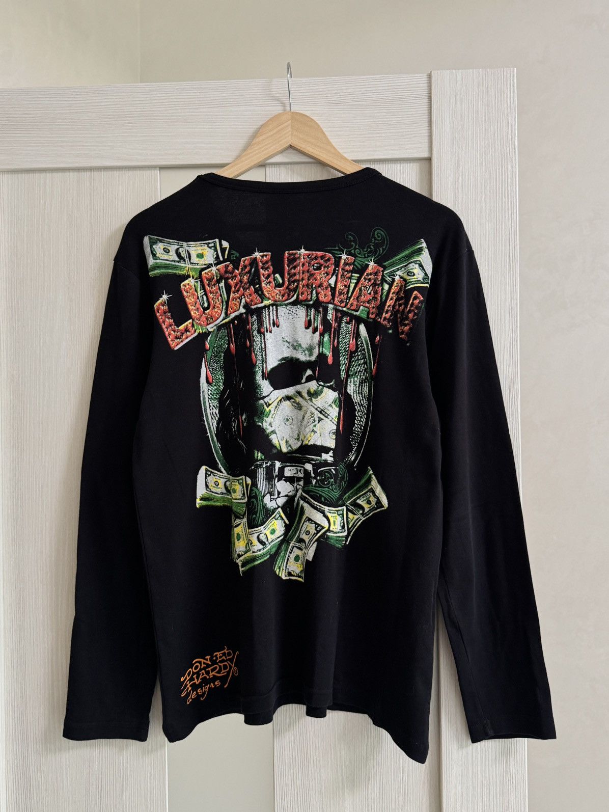 Christian Audigier Rare 🔥 Ed Hardy Christian Audigier Skull Long Sleeve Pants Size US M / EU 48-50 / 2 - 11 Thumbnail
