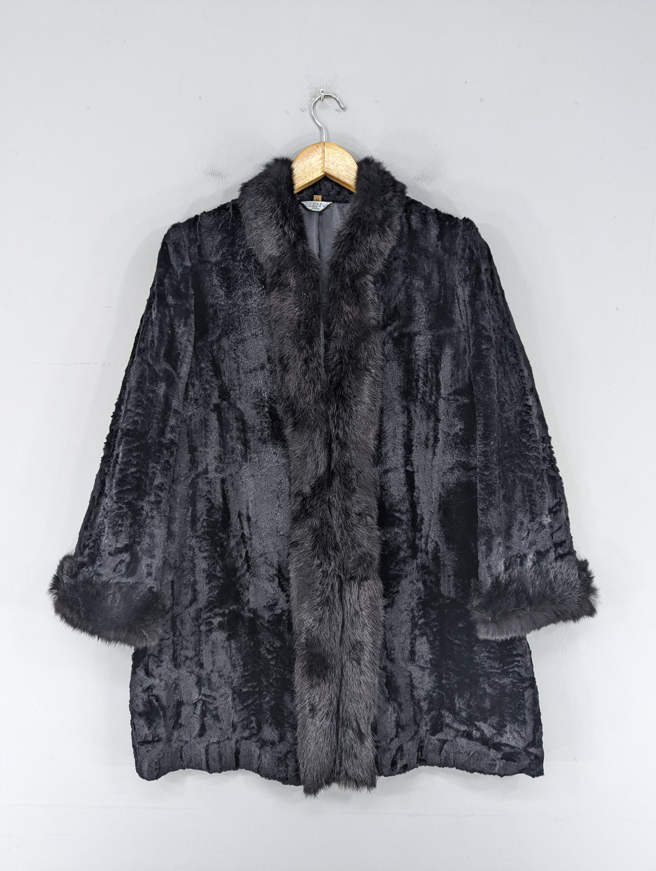Japanese Brand × Vintage 🔥RARE🔥Vintage Selenna Junior Velvet Fur Jacket Size M / US 6-8 / IT 42-44 - 1 Thumbnail