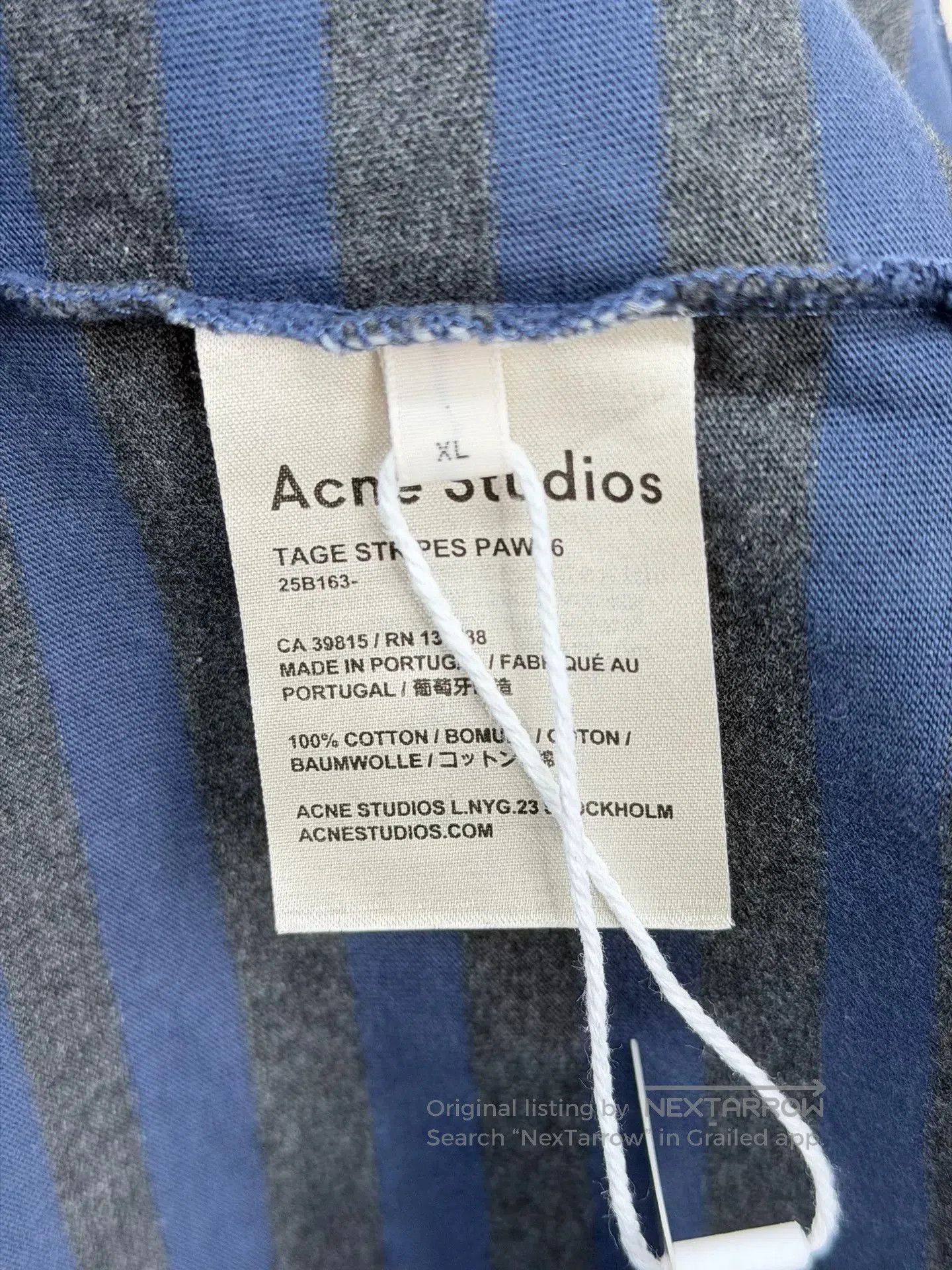 Acne Studios Acne Studios Stripe Smiley Long. Size US XL / EU 56 / 4 - 4 Thumbnail