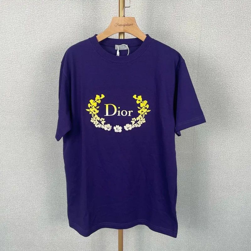 Dior Dior Purple Cotton Women's T-Shirt XL 0089 Size XL / US 12-14 / IT 48-50 - 1 Thumbnail