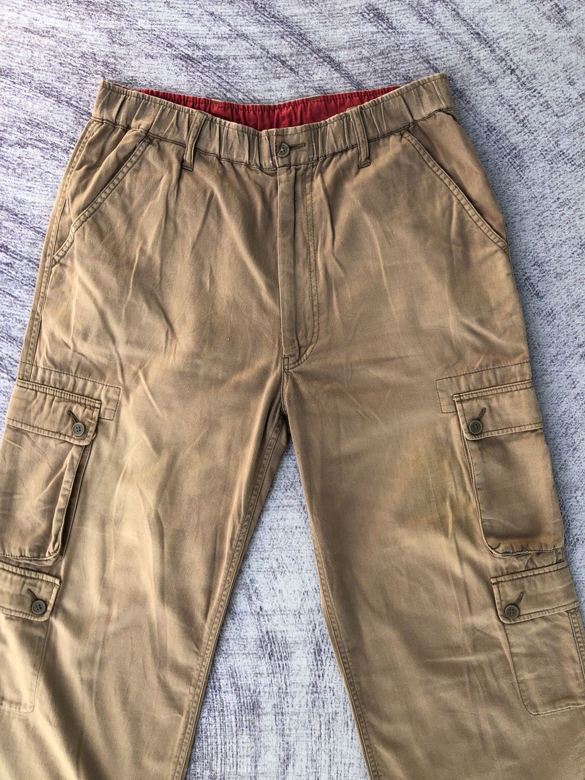 Japanese Brand Faded Cargo Baggie Lindstorm Multipocket Tactical Size US 29 - 2 Thumbnail