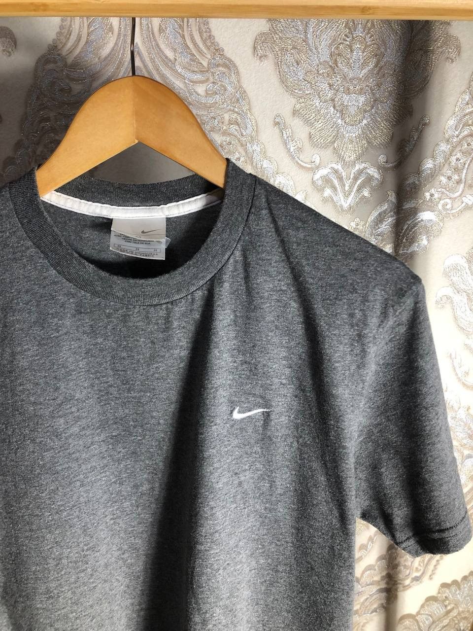 Nike × Vintage VERY RARE NIKE SWOOSH T-SHIRT DRILL JAPAN STYLE Y2K 90s SK8 Size US M / EU 48-50 / 2 - 3 Thumbnail