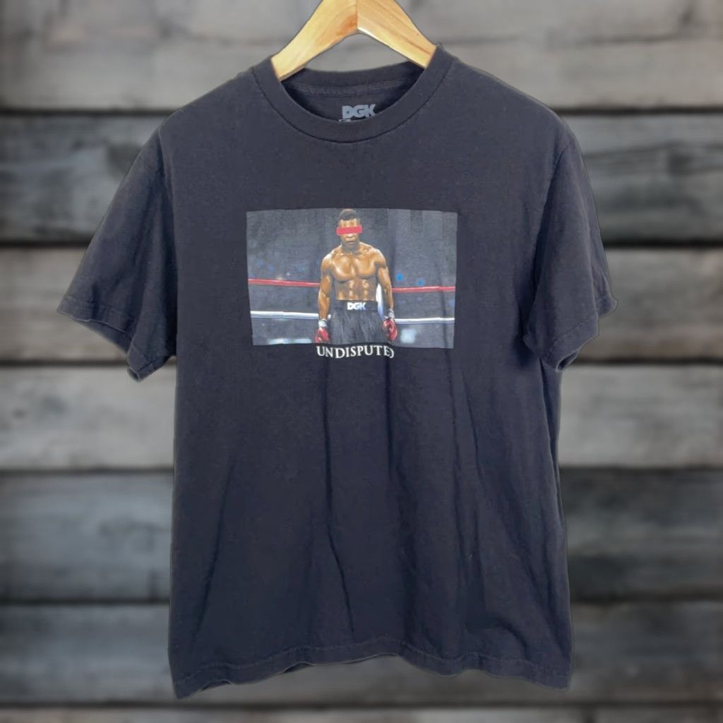 DGK DGK Mike Tyson T-Shirt Men M Black 90s Undisputed Graphic Print Crew Neck Short Sleeve Adult Regular Shirt Size US M / EU 48-50 / 2 - 1 Thumbnail