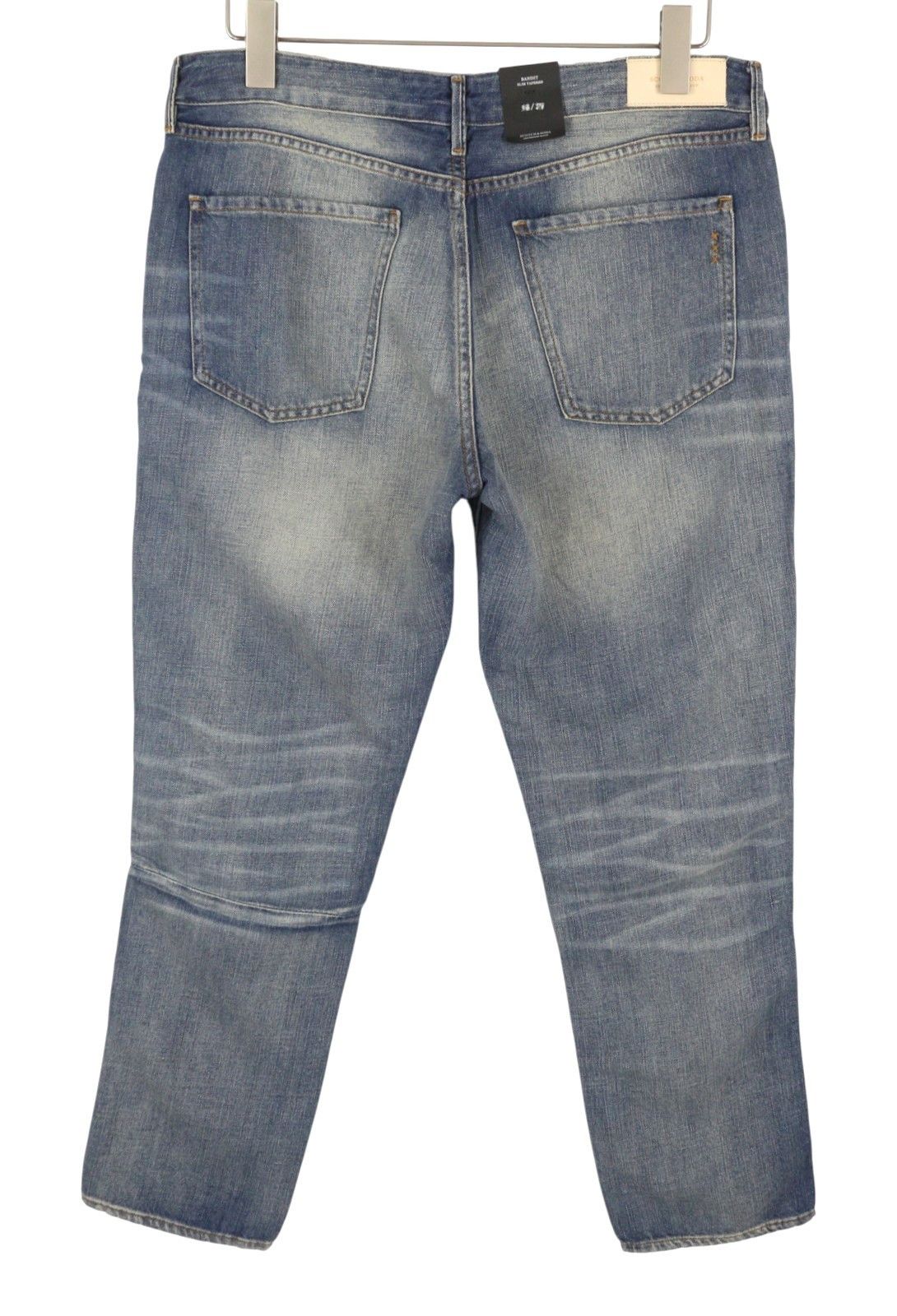 Scotch & Soda BANDIT W28/L30 Blue Linen Blend Slim Tapered 91019 Size 28" / US 6 / IT 42 - 4 Thumbnail