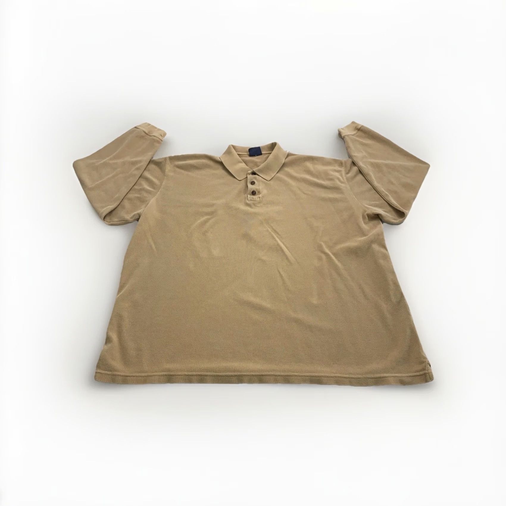 Vintage VINTAGE Woolrich Polo Shirt Long Sleeve Mens 2XL Gold Knit Polo Shirt Casual 90s Outdoor USA Mens Size US XXL / EU 58 / 5 - 2 Thumbnail