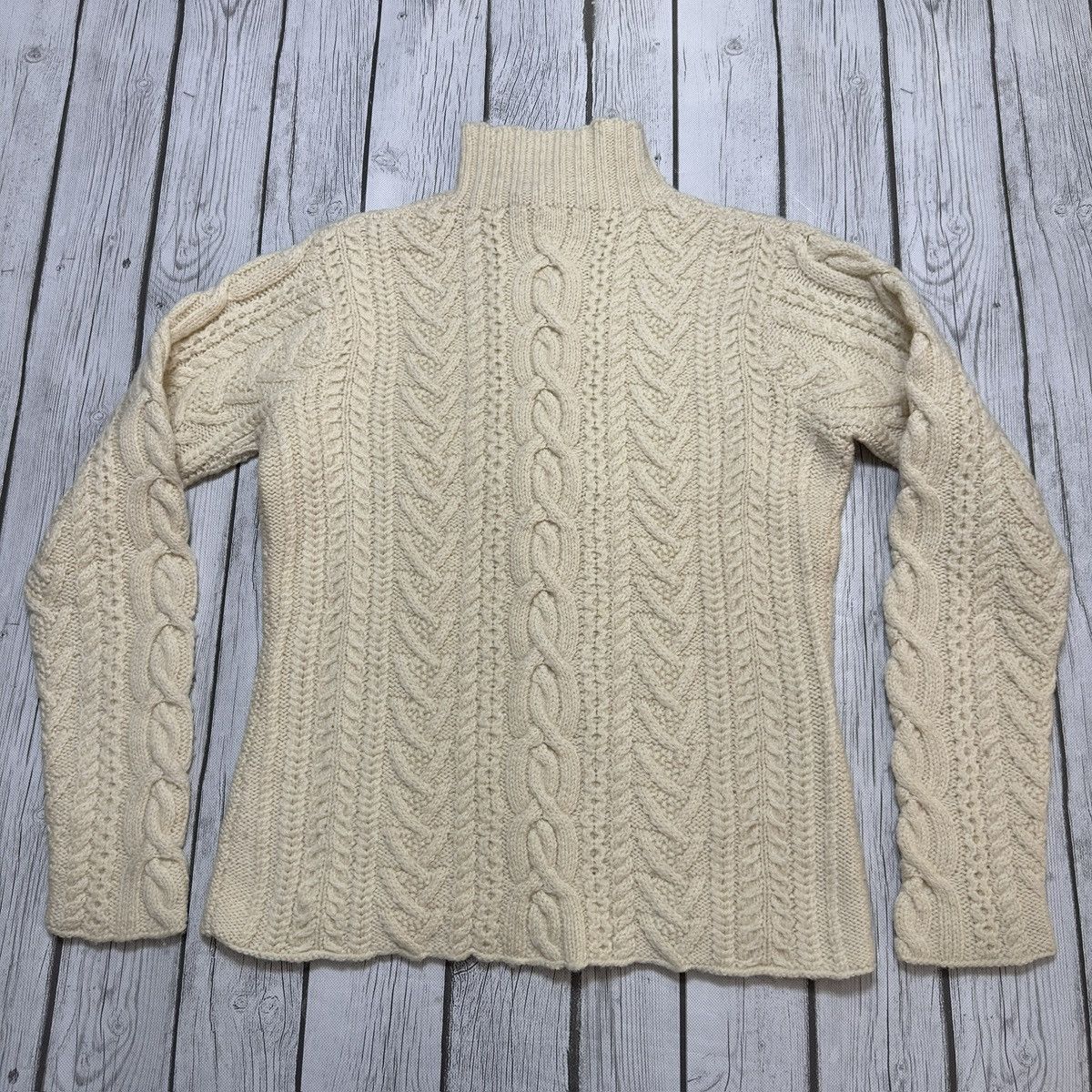 Ralph Lauren × Vintage Vintage Ralph Ralph Lauren hand knit wool sweater Size S / US 4 / IT 40 - 2 Thumbnail
