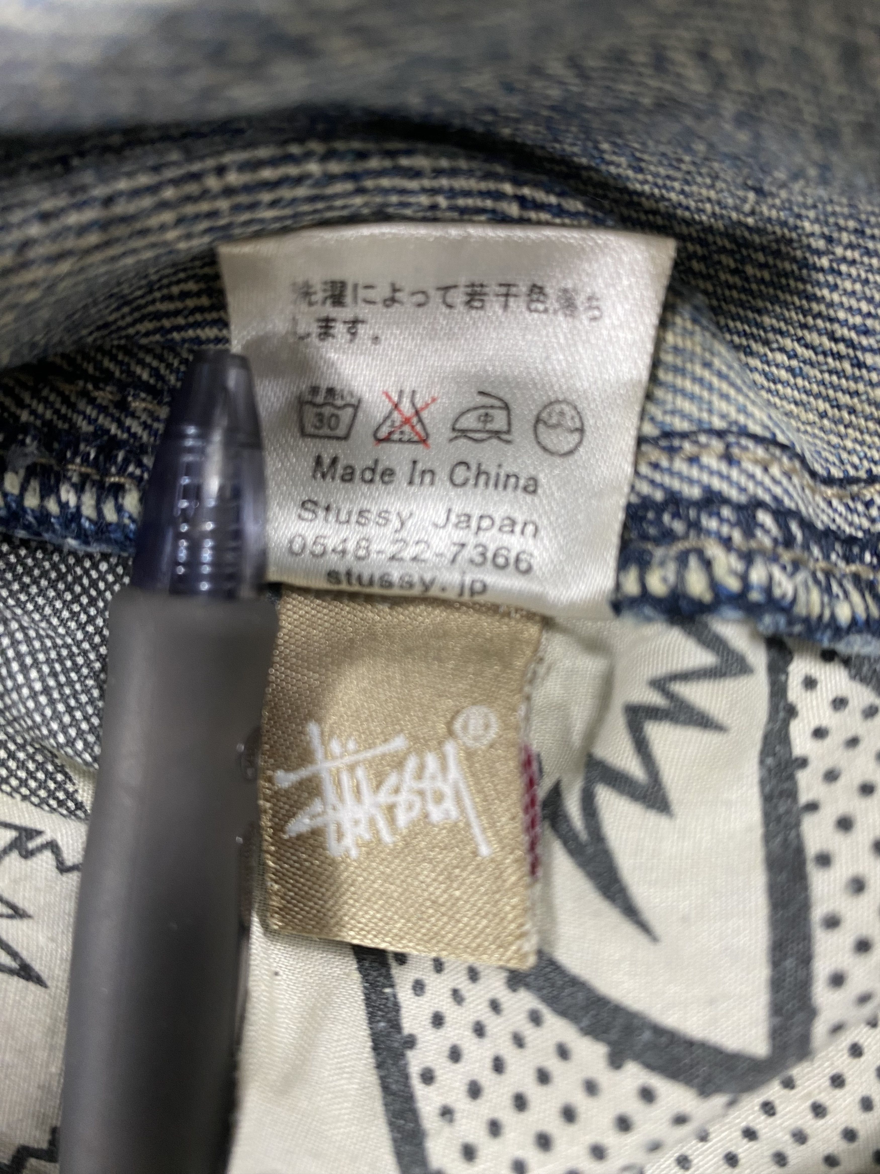 Japanese Brand Vintage Stussy Short Jeans 32x13.5 Denim-JN3958 Size US 32 / EU 48 - 10 Thumbnail