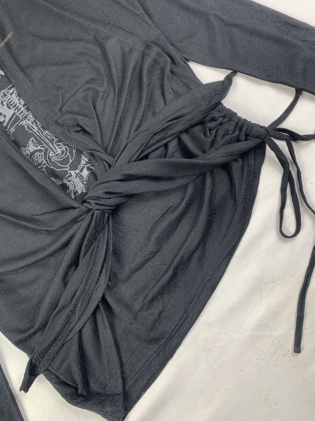 Japanese Brand y2k Macurare Japan Black Halter Extra Vest Sword Cross Top Size M / US 6-8 / IT 42-44 - 5 Thumbnail