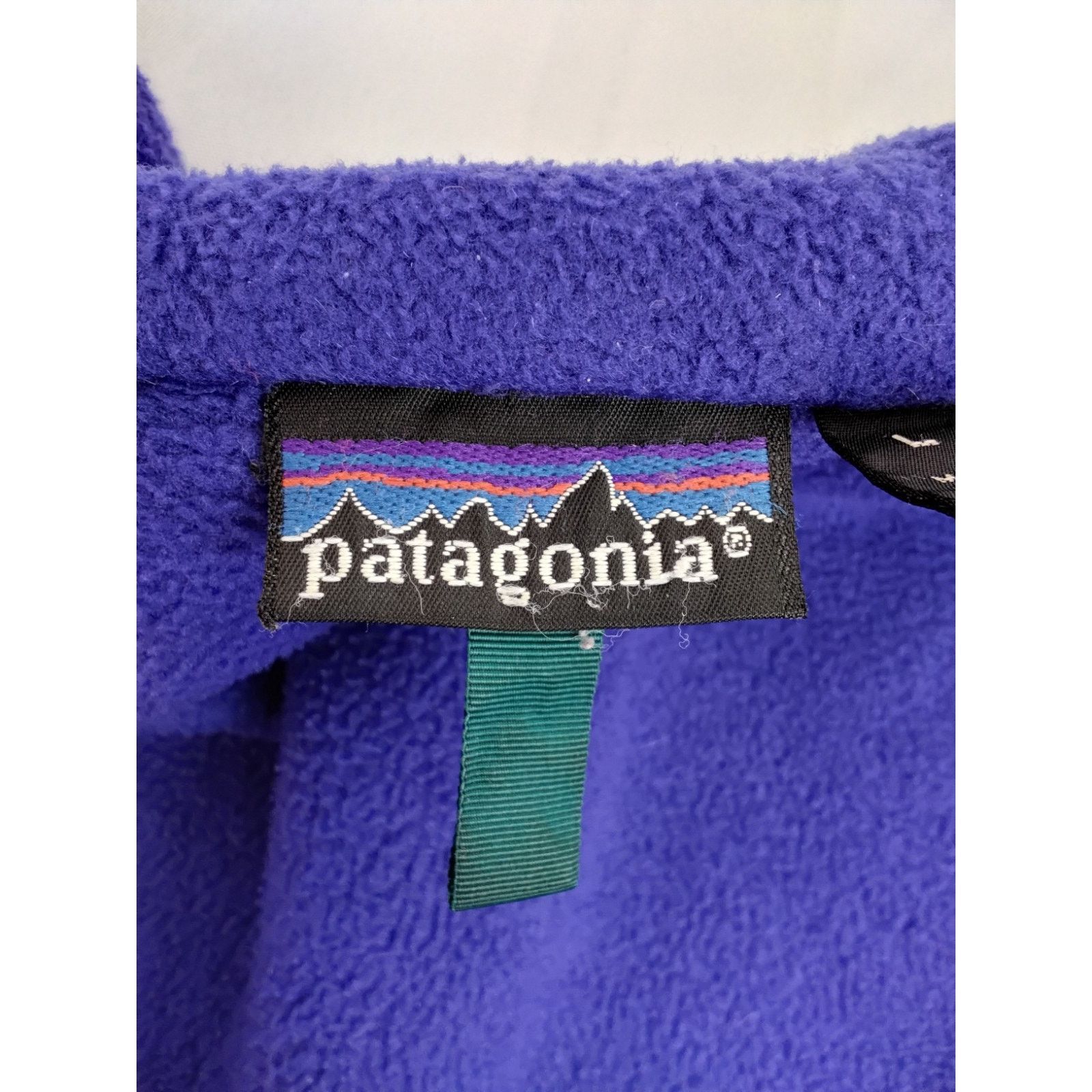 Patagonia Patagonia Fleece Jacket Men's L Purple Vintage 1990s USA Size US L / EU 52-54 / 3 - 7 Thumbnail