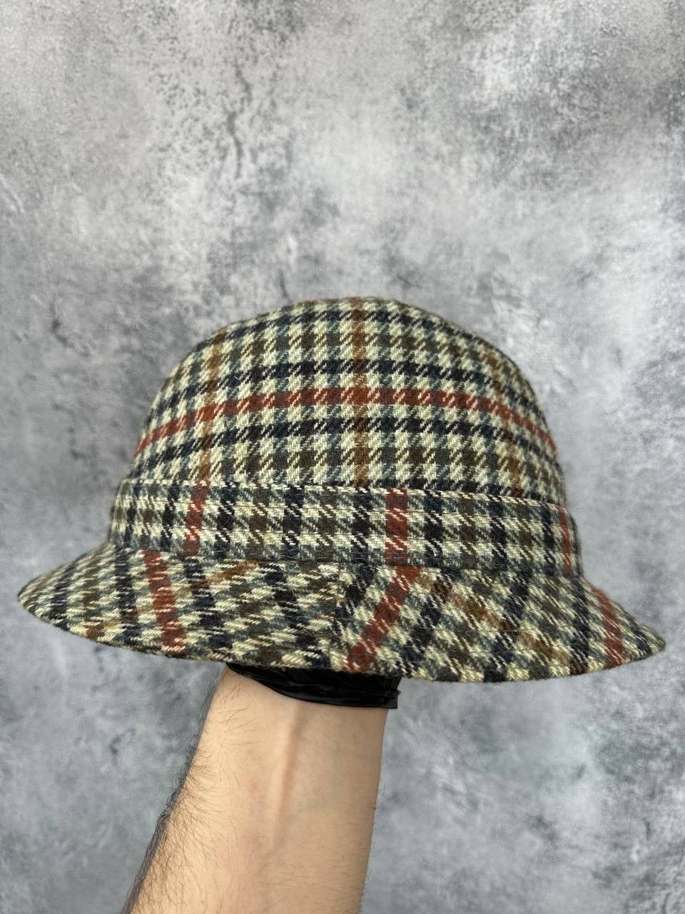 Kangol × Vintage Kangol Blanford Hunting Hat Tweed - Made in UK - Vintage Size ONE SIZE - 3 Thumbnail