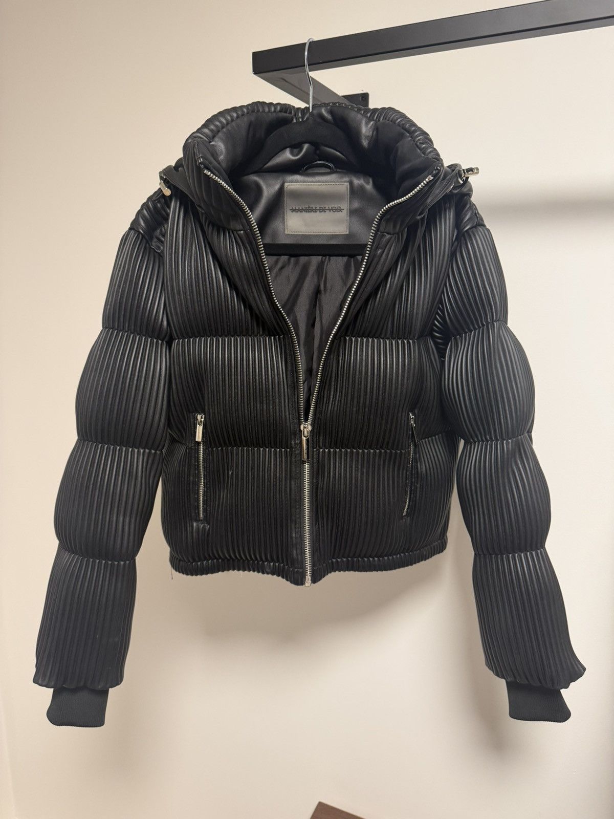 Maniere De Vior Maniere de Voir leather jacket - Size 6 (XS) Size XS / US 0-2 / IT 36-38 - 1 Thumbnail