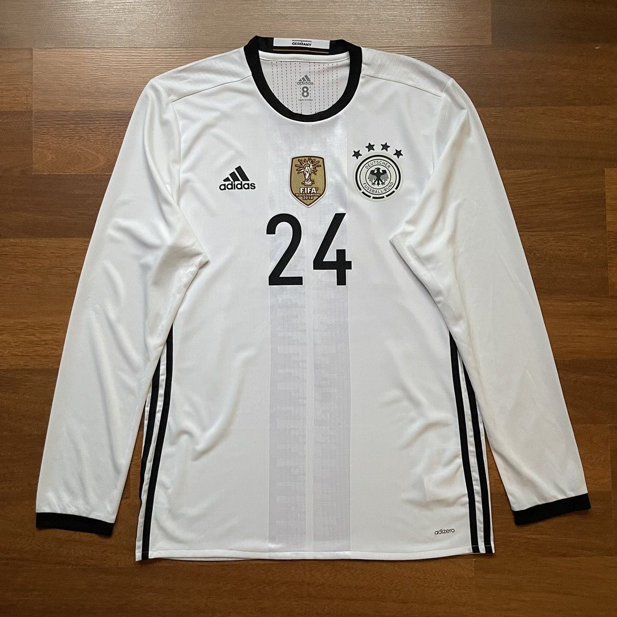 Adidas × Vintage GERMANY ADIDAS ADIZERO 2016 HOME JERSEY #24 BRANDT Size US L / EU 52-54 / 3 - 2 Thumbnail
