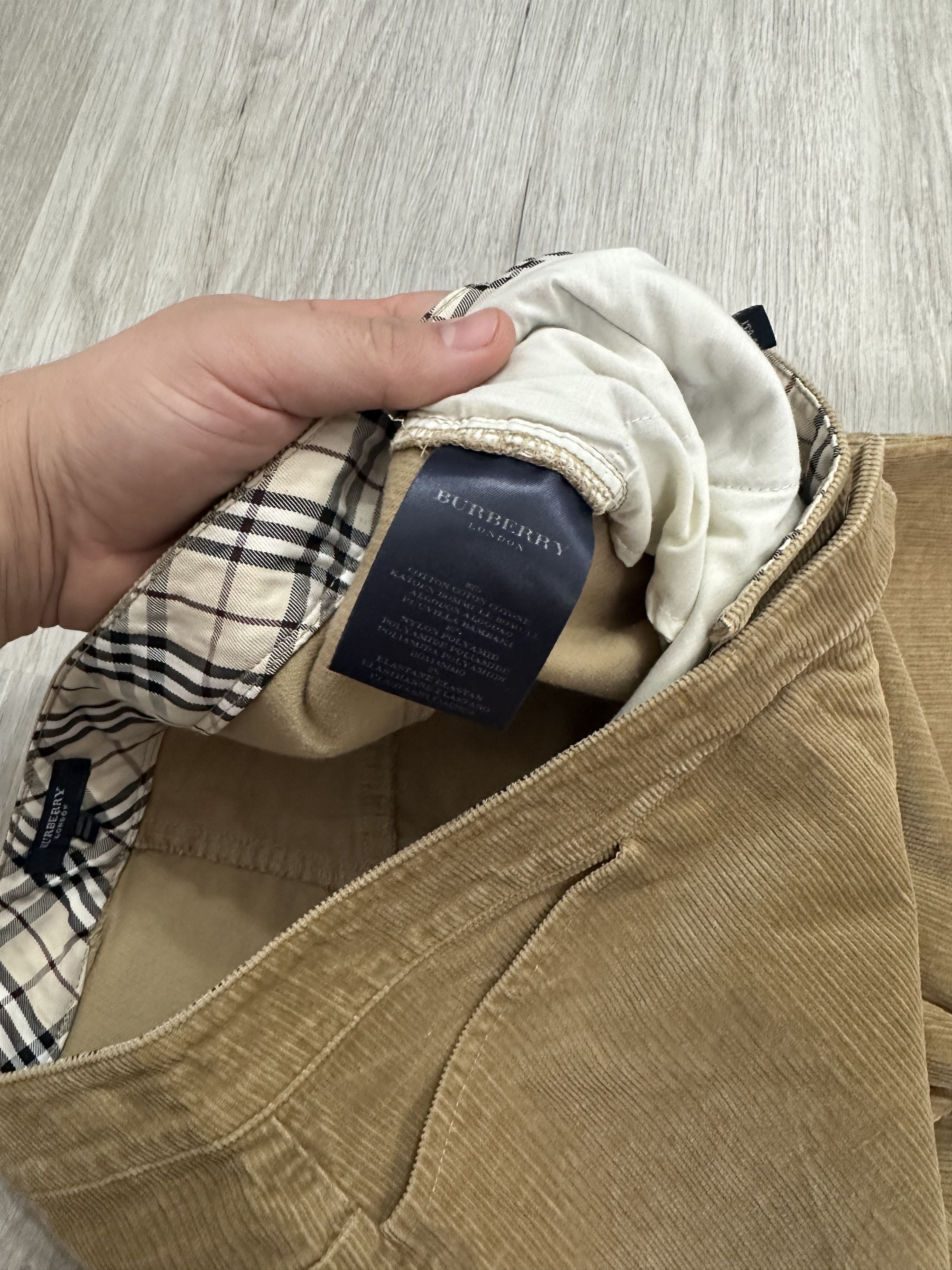 Burberry × Vintage VINTAGE VEVET PANTS BURBERRY Size 24" / US 00 / IT 34 - 9 Thumbnail