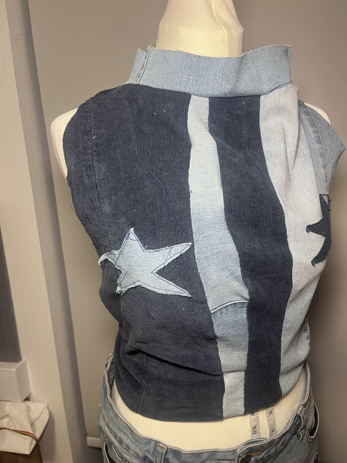 Other denim vest with matching mini skirt Size M / US 6-8 / IT 42-44 - 3 Thumbnail