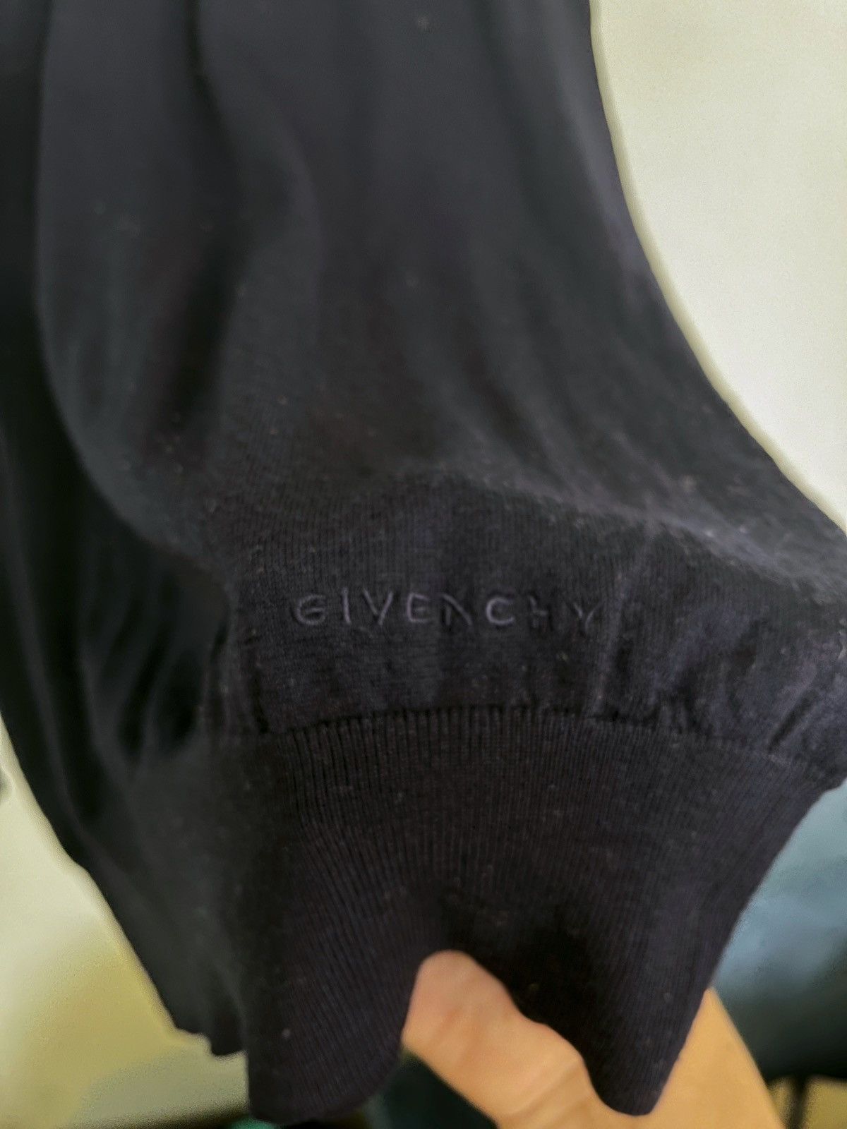 Givenchy Givenchy Navy Wool Knit Sweater – Made in England – Small Size US S / EU 44-46 / 1 - 2 Thumbnail