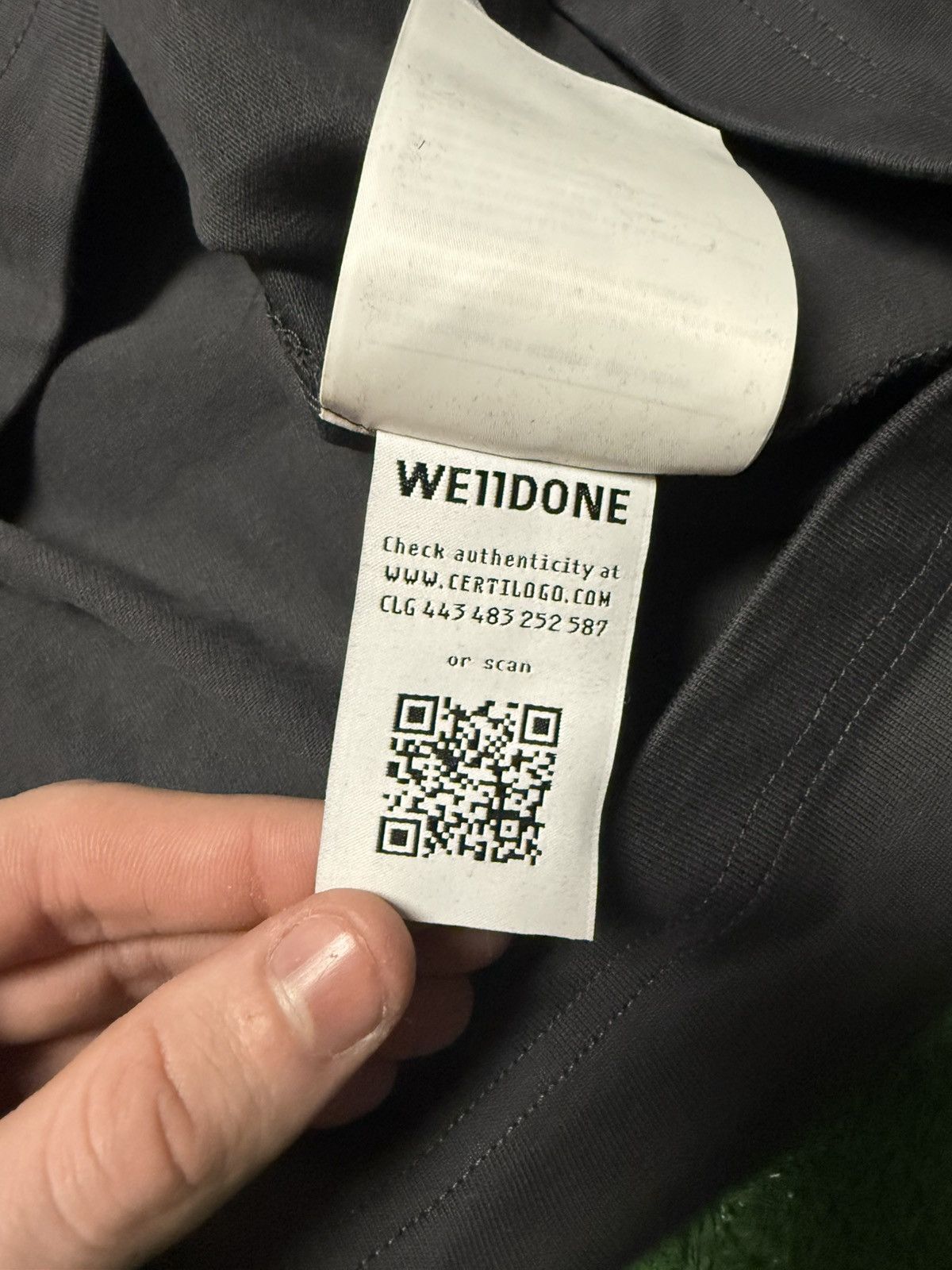 WE11DONE We11done logo tee sz xl Size US XL / EU 56 / 4 - 4 Thumbnail