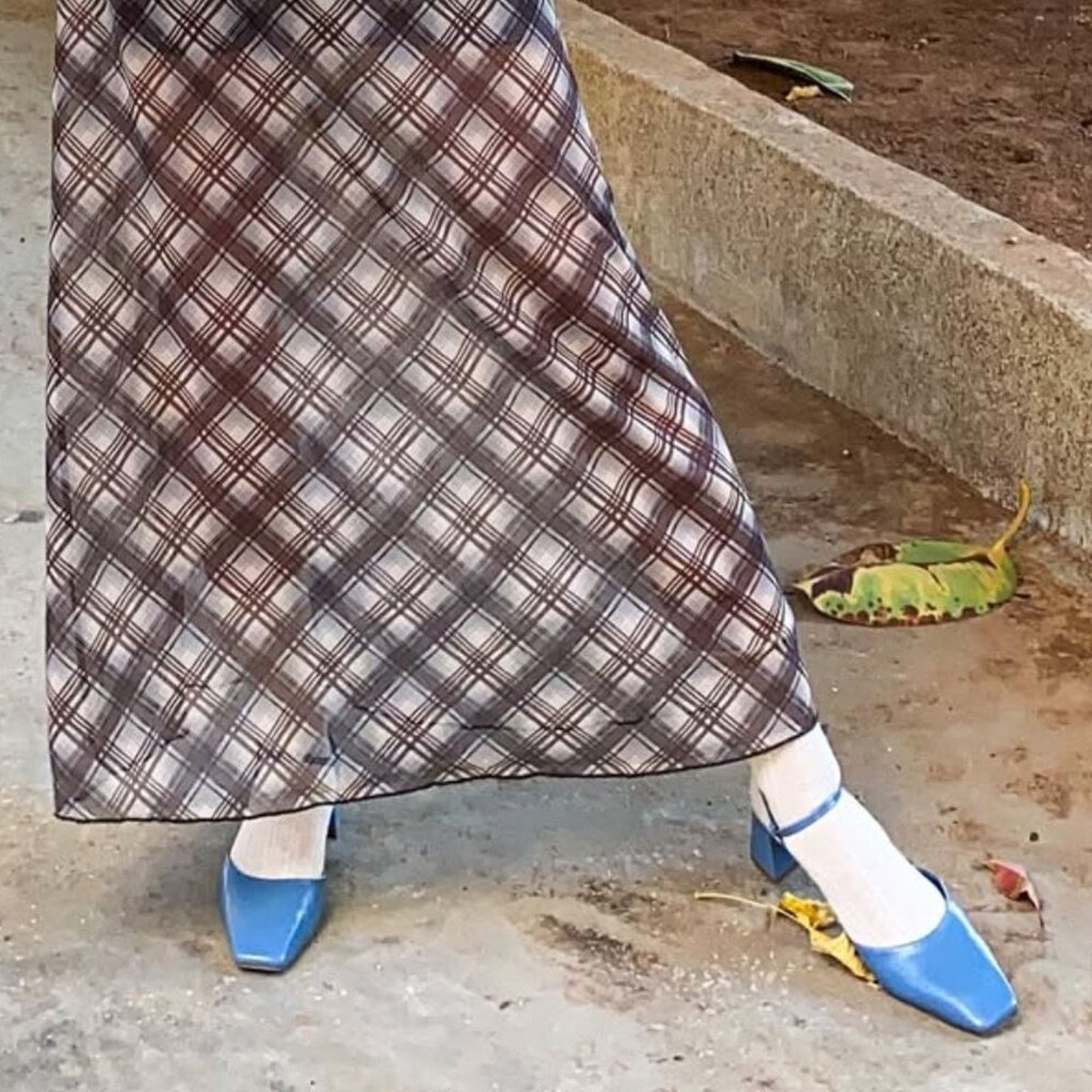 Zara Zara Blue Square Toe Slingback Block Heels NWT Size US 7.5 / IT 37.5 - 20 Thumbnail