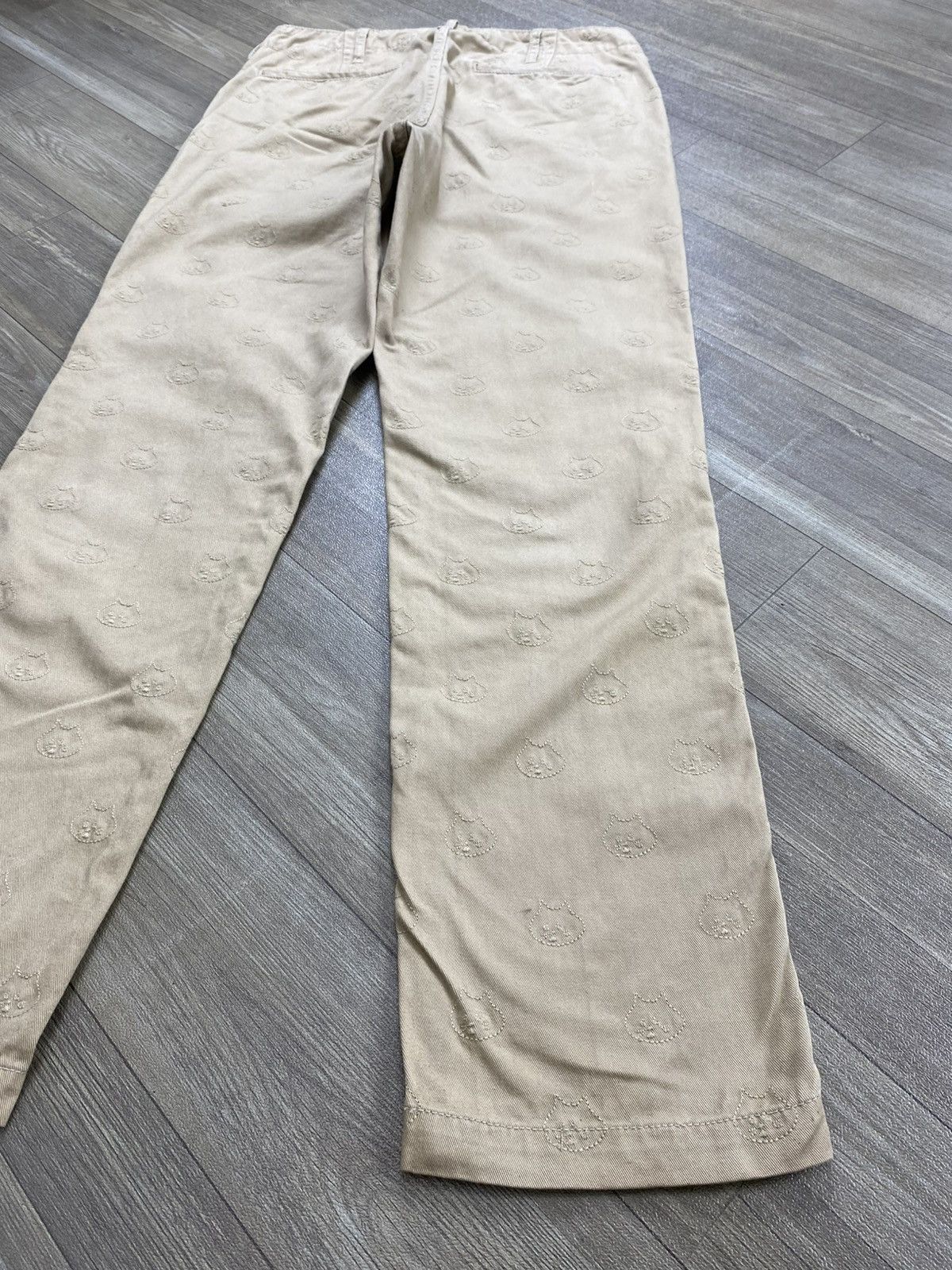 Ne-Net 2000s Ne-net Issey Miyake Full Embrodiery Logo Casual Pants Size US 28 / EU 44 - 17 Thumbnail