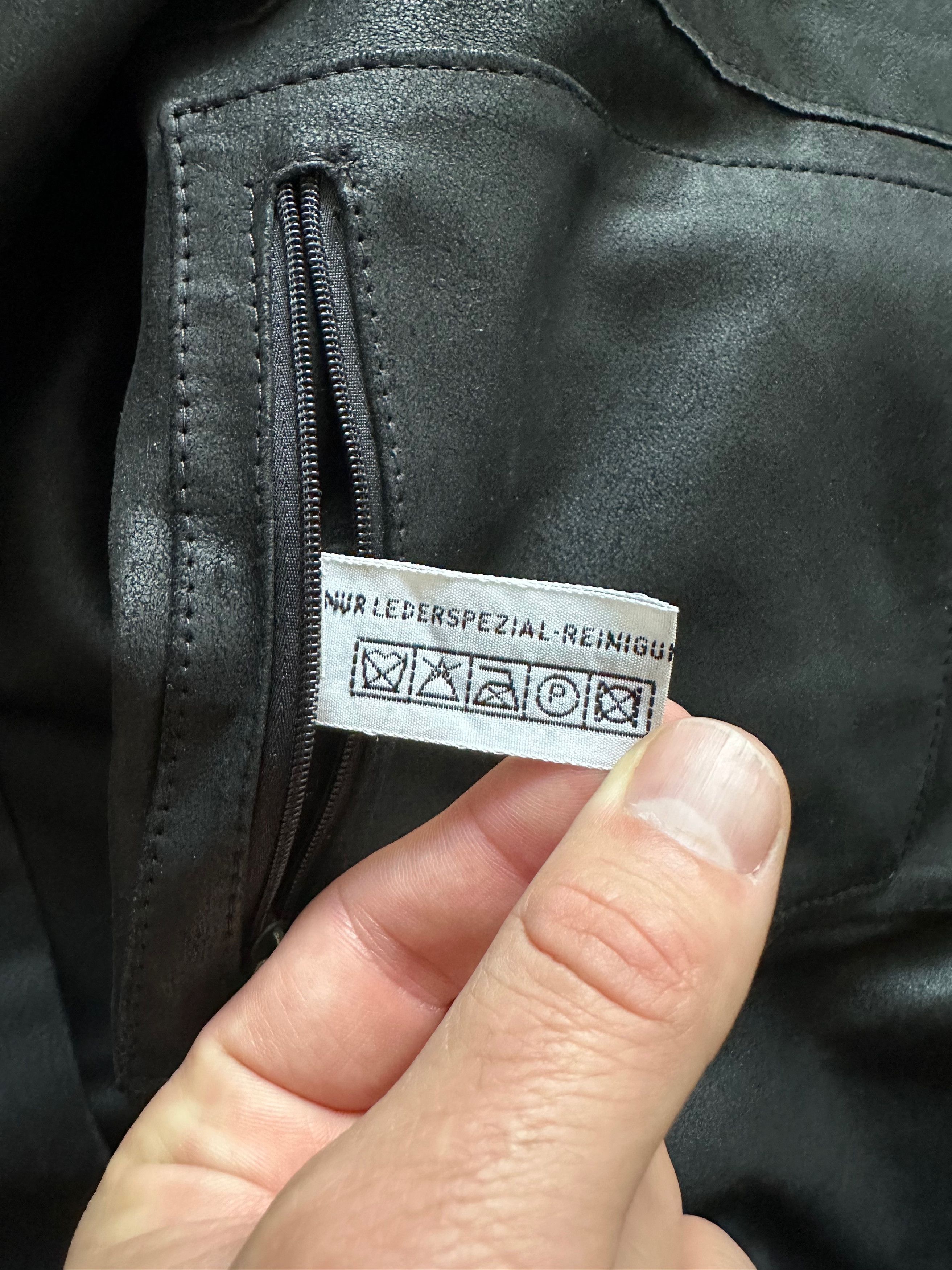 Other Leather jacket black blazer Size XL / US 12-14 / IT 48-50 - 7 Thumbnail