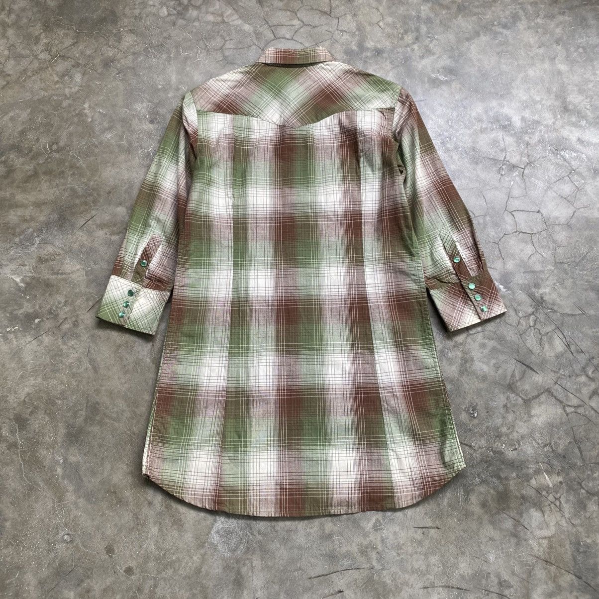 Hysteric Glamour 2000s Hysteric Glamour Green Brown Plaid Shirt Size US S / EU 44-46 / 1 - 2 Thumbnail