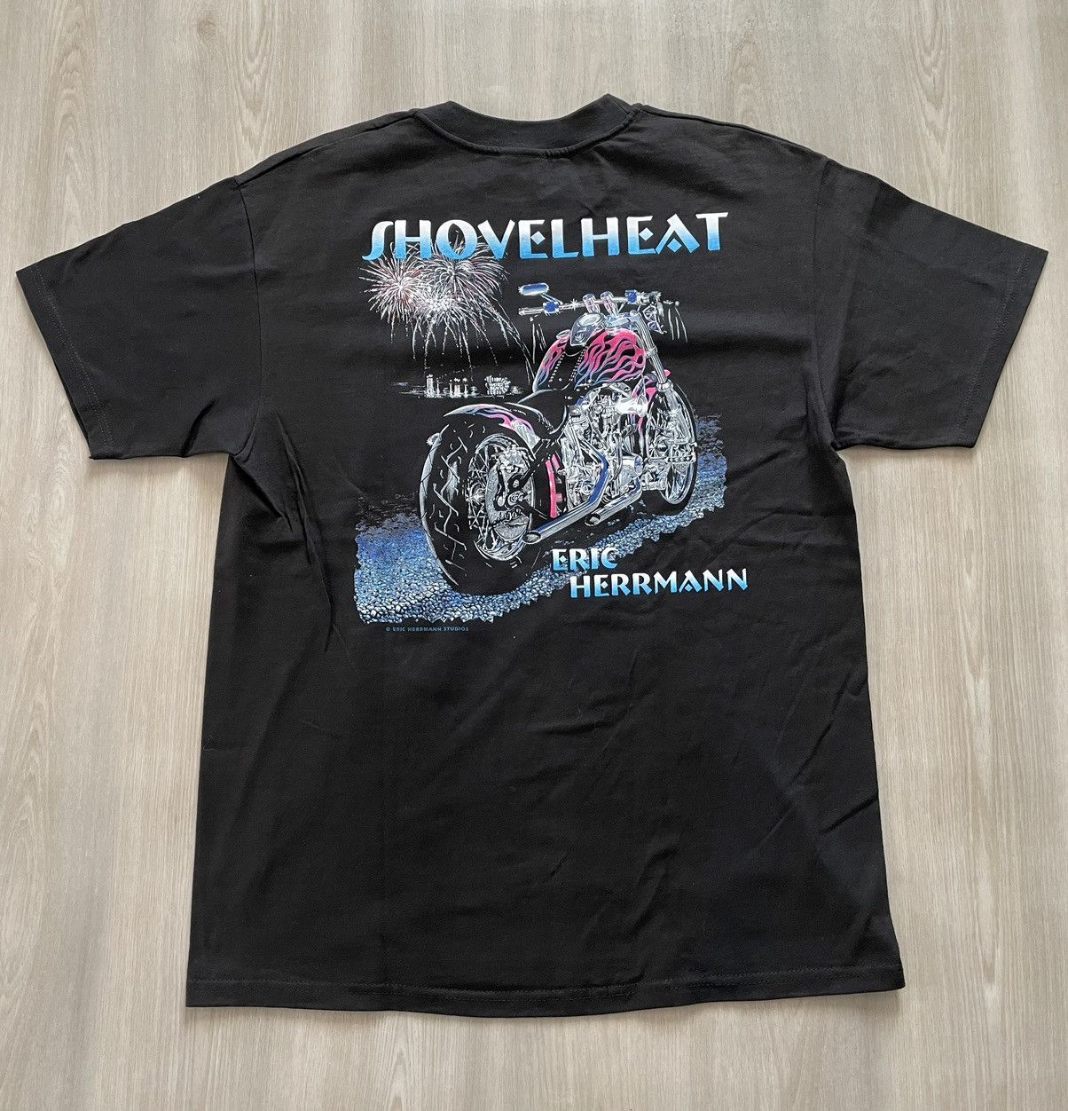 Vintage Vintage Easyriders Shovelhead Micheal Hermann Shirt Mens XL Size US XL / EU 56 / 4 - 1 Thumbnail