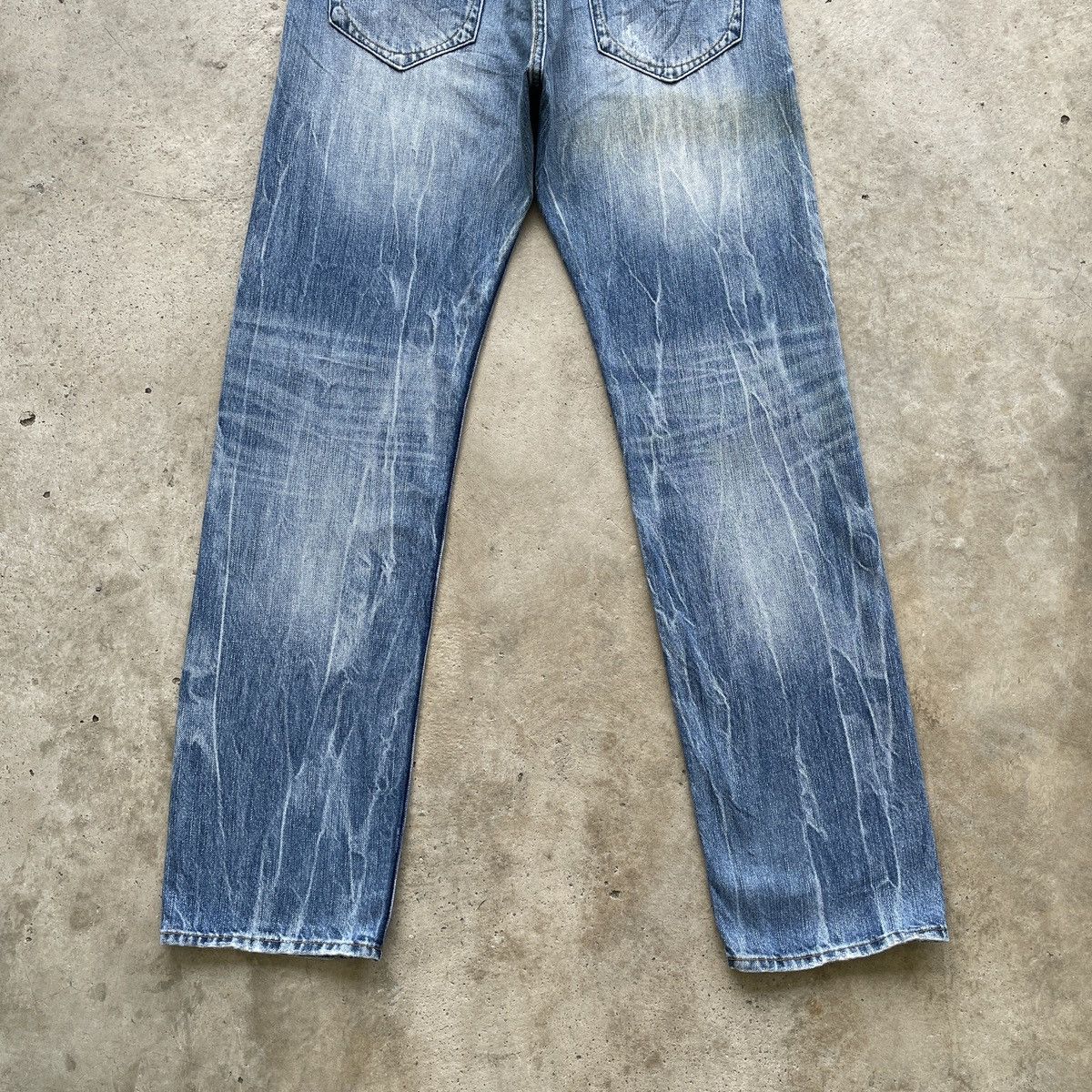 Japanese Brand W31 Vintage Japanese Distressed Faded Jeans Rare Denim Pants Size US 31 - 10 Thumbnail