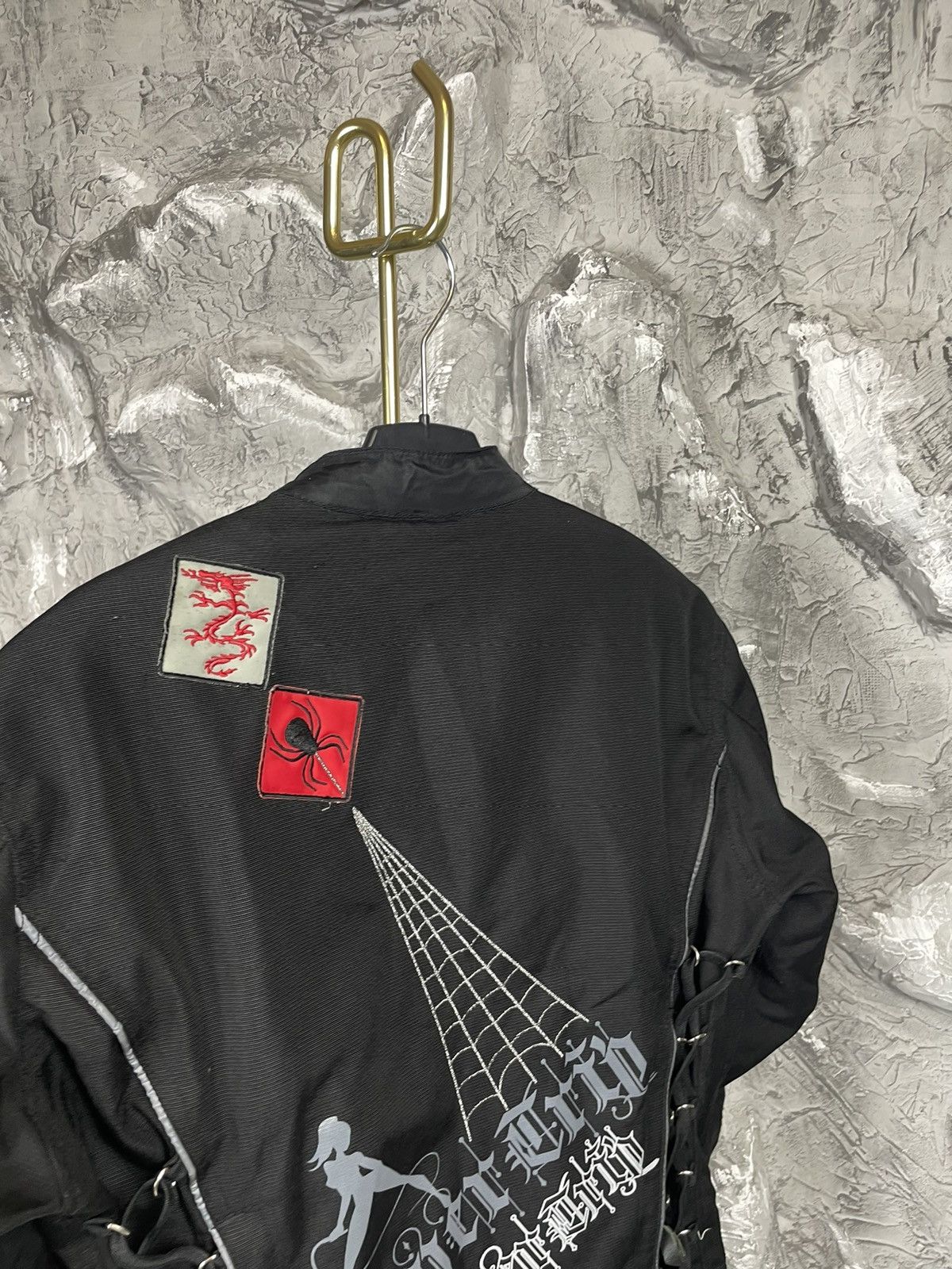 Designer Rare Y2K Punk Gothic Power Trip Bandage Moto Bomber Hysteric Size US S / EU 44-46 / 1 - 5 Thumbnail