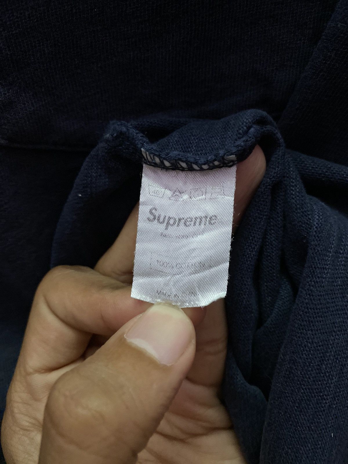 Supreme Supreme Plain Pocket T Shirt Grey 2013 Size US S / EU 44-46 / 1 - 7 Thumbnail