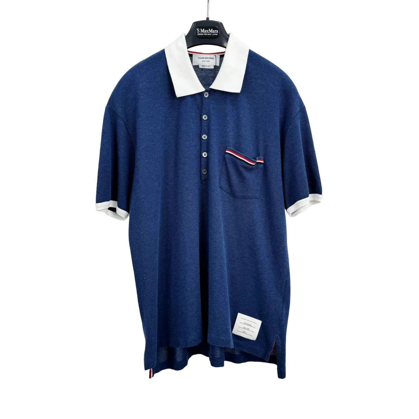 Thom Browne Thom Browne Pique Cotton Polo Shirt Size 2 Size US M / EU 48-50 / 2 - 1 Thumbnail