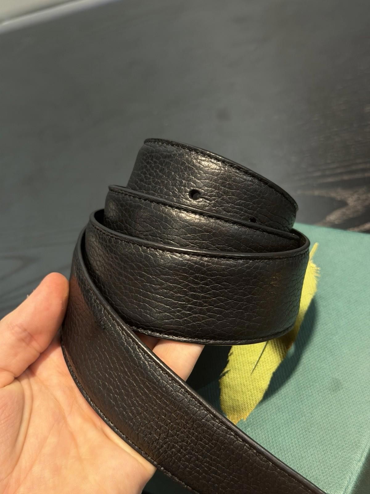 Burberry Burberry TB Lock Buckle Black Men's Dress Belt Size 42 Rare Size ONE SIZE - 5 Thumbnail