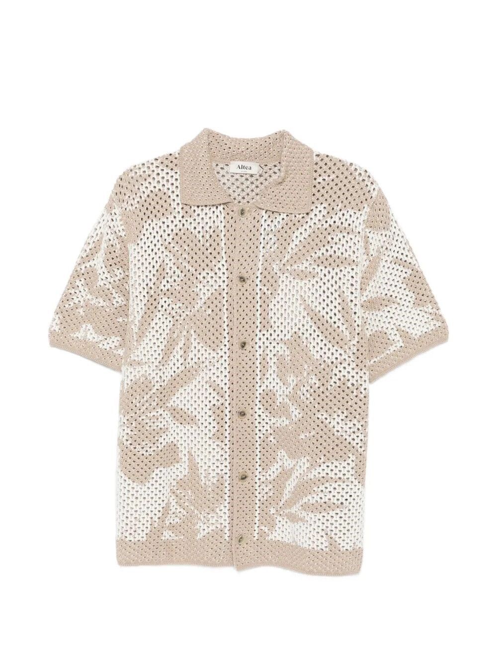 Altea Floreal Print Short Sleeve Shirt Size US M / EU 48-50 / 2 - 1 Thumbnail