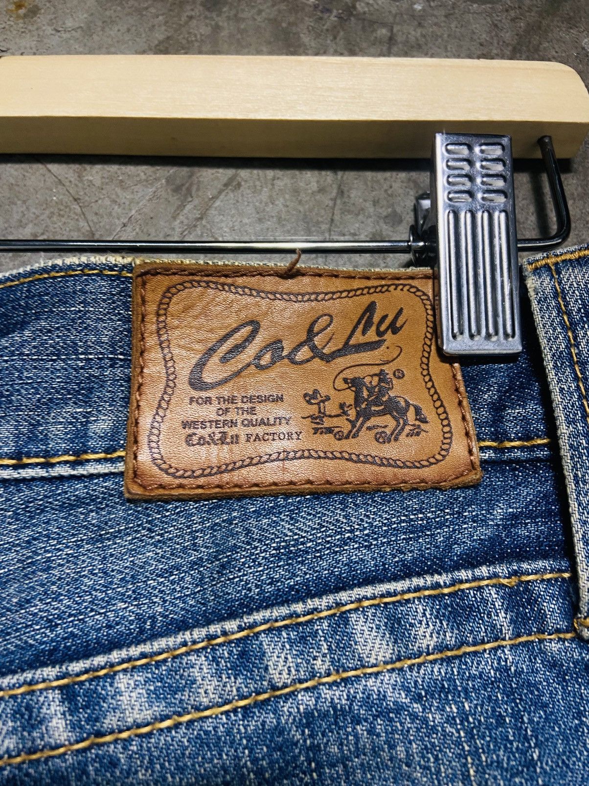 Seditionaries Co & Lu Distressed Flare Jeans Size US 33 - 18 Thumbnail