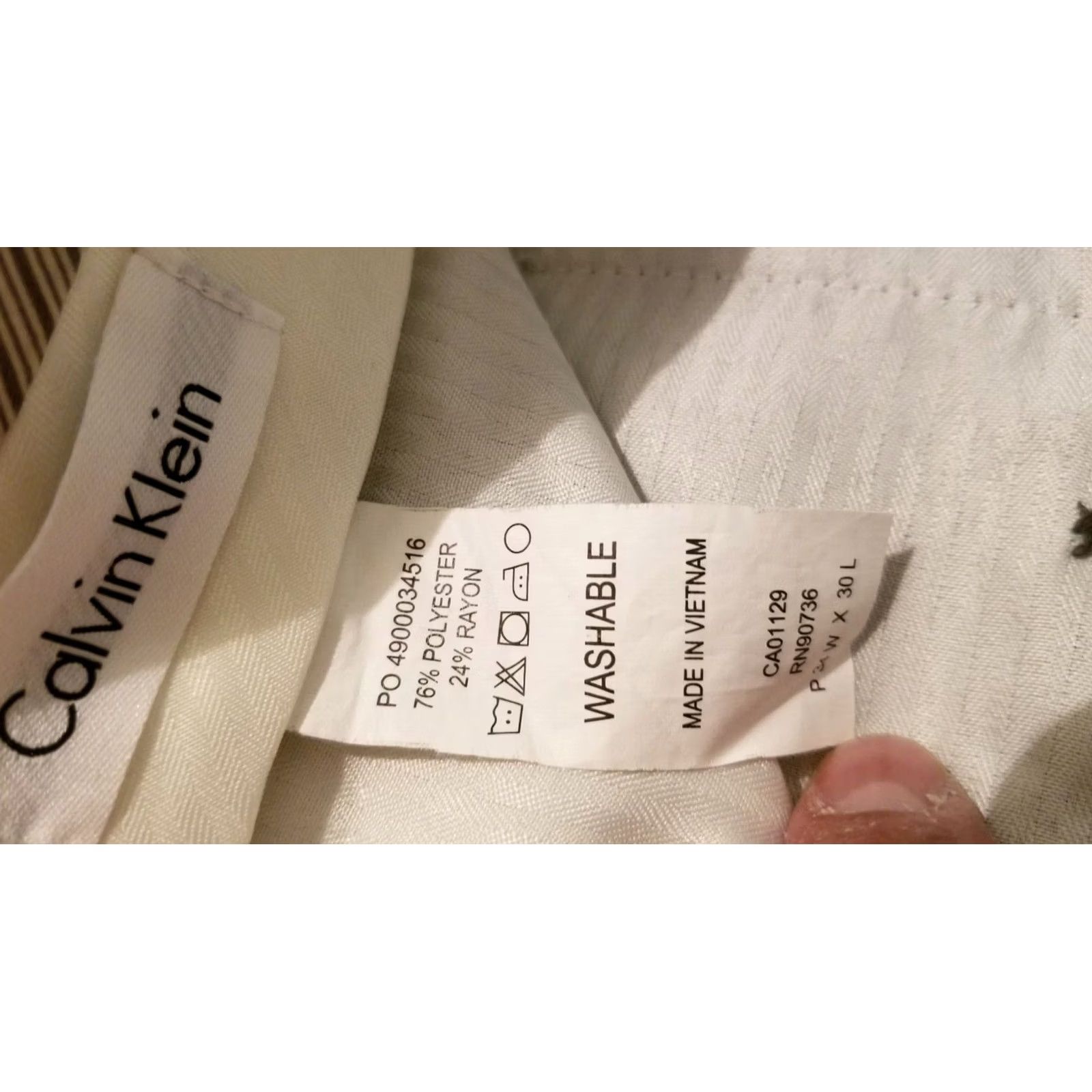 Calvin Klein Calvin Klein Dress Pants Mens 34x30 Gray Slack Chino Trouser Pants Regular Size 34 Inseam 30 Calvi​n Klein Mens Dress Pants Gray Size US 34 / EU 50 - 7 Thumbnail