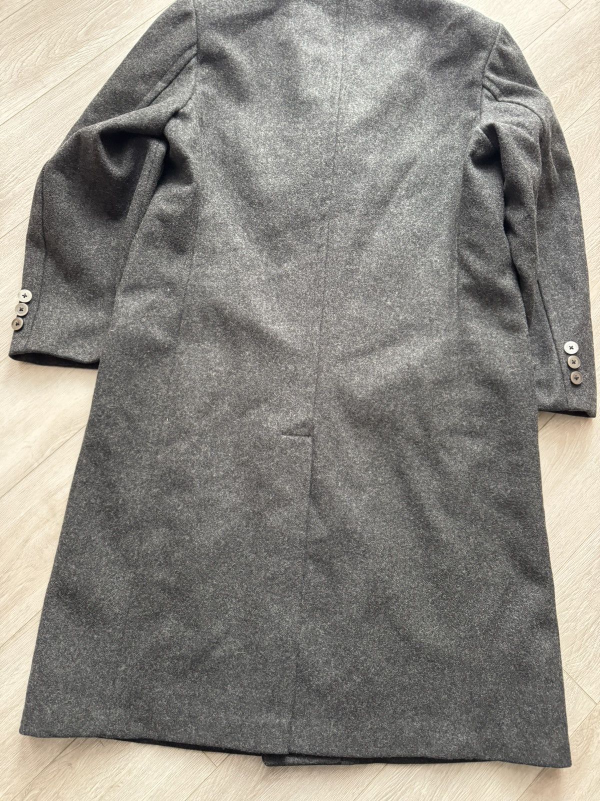 Japanese Brand Vintage Double Breasted Wool Coat – China Made – 90s Era Size US M / EU 48-50 / 2 - 8 Thumbnail