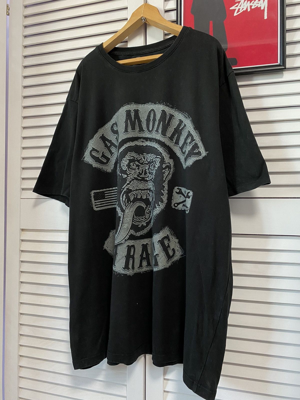 Band Tees T-Shirt Tee Gas Monkey Garage Monkey Graphic Print Size US L / EU 52-54 / 3 - 3 Thumbnail