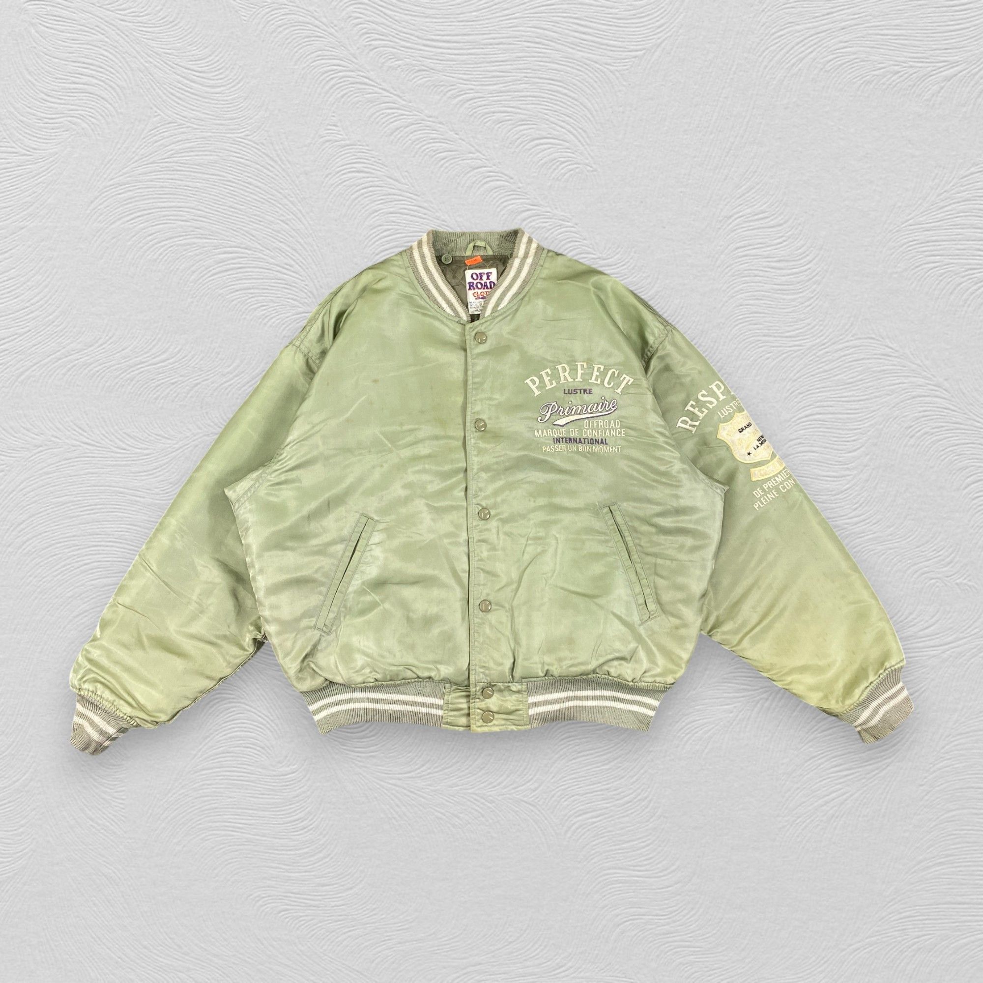 Other Vintage Off Road Cloth Bomber Jacket -J085 Size US L / EU 52-54 / 3 - 1 Thumbnail