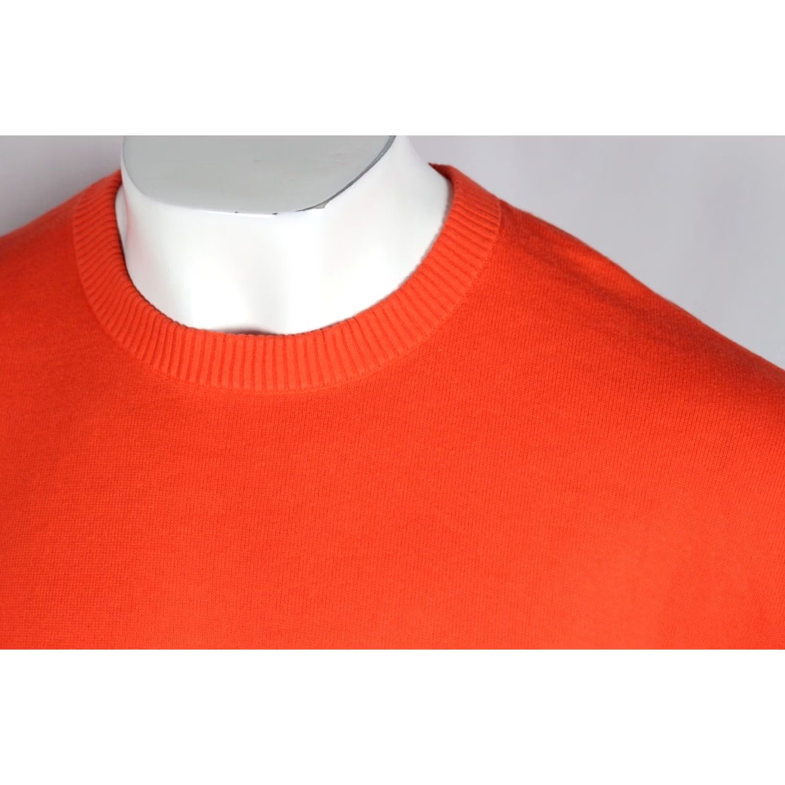 Vans Vans Men's Tacuma Sold Crew Neck Sweater XL Bright Orange Long Sleeve Size US XL / EU 56 / 4 - 5 Thumbnail