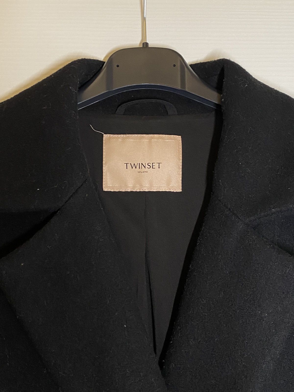 TWINSET Twinset black coat Size S / US 4 / IT 40 - 5 Thumbnail