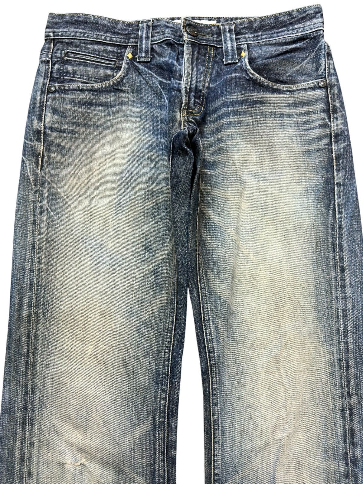 Big John Vintage Big John Tailored Flare Bootcut Honeycomb Denim Size US 30 / EU 46 - 2 Thumbnail
