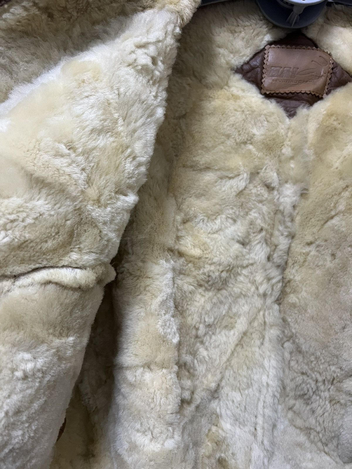 Hai Sporting Gear Vintage Hai Sporting Gearlssey Sherpa PatchworkLeatherJacket Size US M / EU 48-50 / 2 - 9 Thumbnail