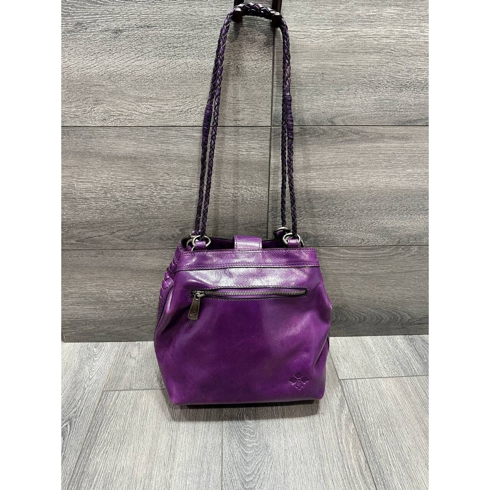 Patricia Nash Patricia Nash Discovery Bucket Bag Plum Jam shoulder B000584 Size ONE SIZE - 3 Thumbnail