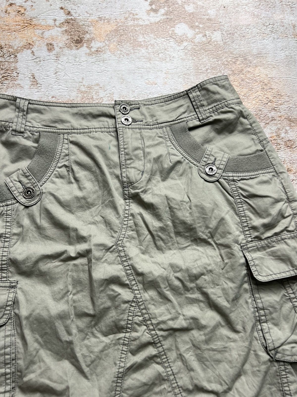 Japanese Brand Vintage military cargo skirt Size 28" / US 6 / IT 42 - 4 Thumbnail