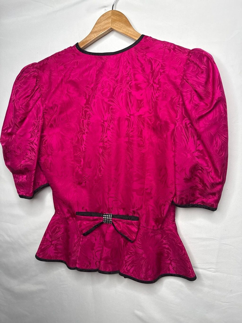 Other Vintage Point of View collection 100% SILK pink Jacket sz 10 Size L / US 10 / IT 46 - 7 Thumbnail