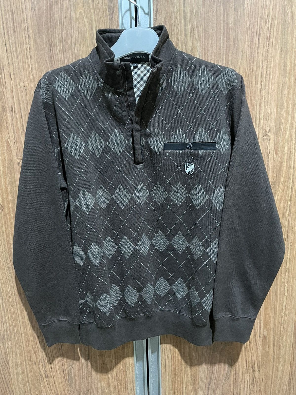 Yohji Yamamoto SACSNY Y’SACCS BY YOHJI YAMAMOTO GOLF SWEATER Size US M / EU 48-50 / 2 - 1 Thumbnail