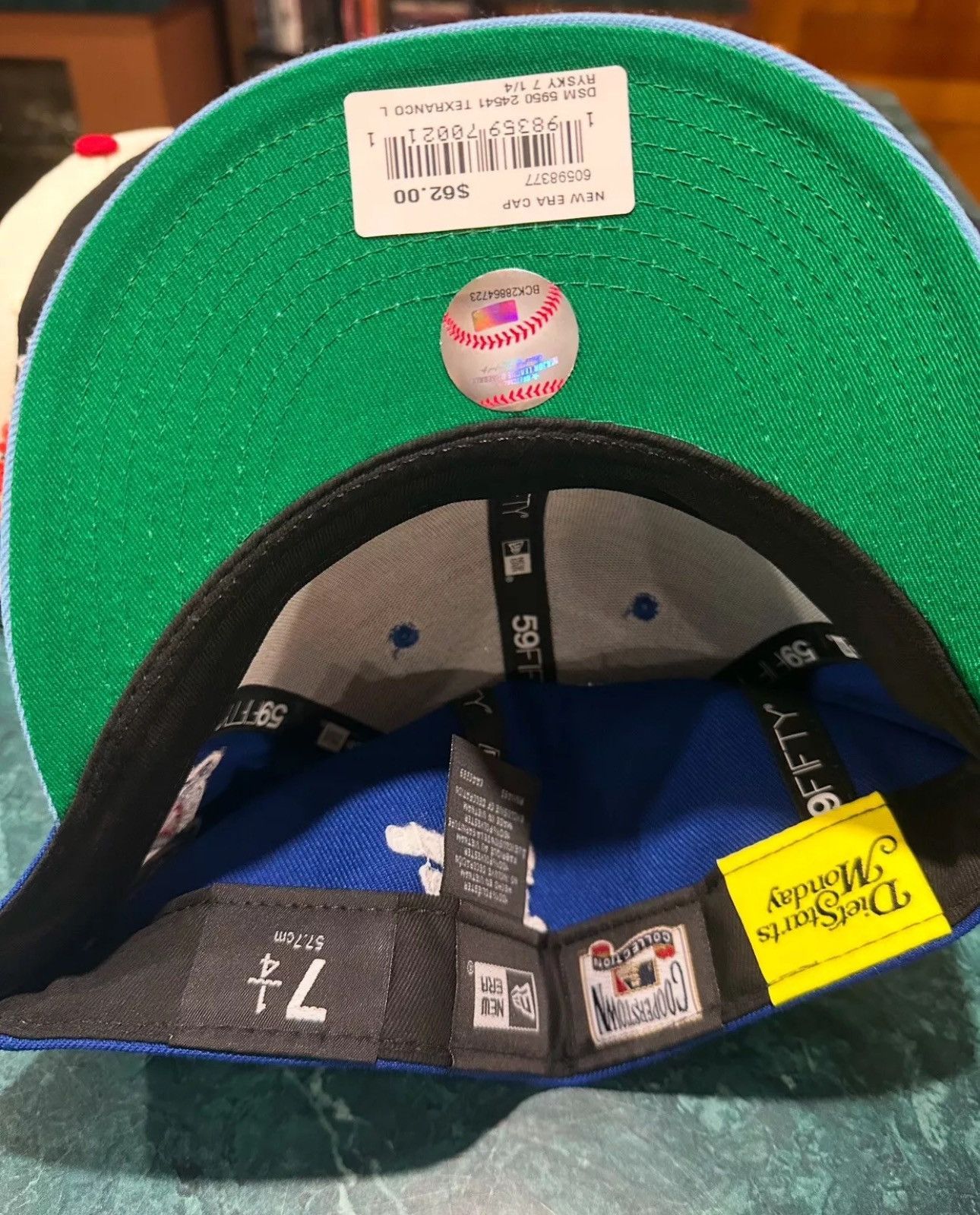 New Era New Era 59FIFTY Texas Ranger All Star Game 1995 Sz 1/8, 1,4 Size ONE SIZE - 3 Thumbnail