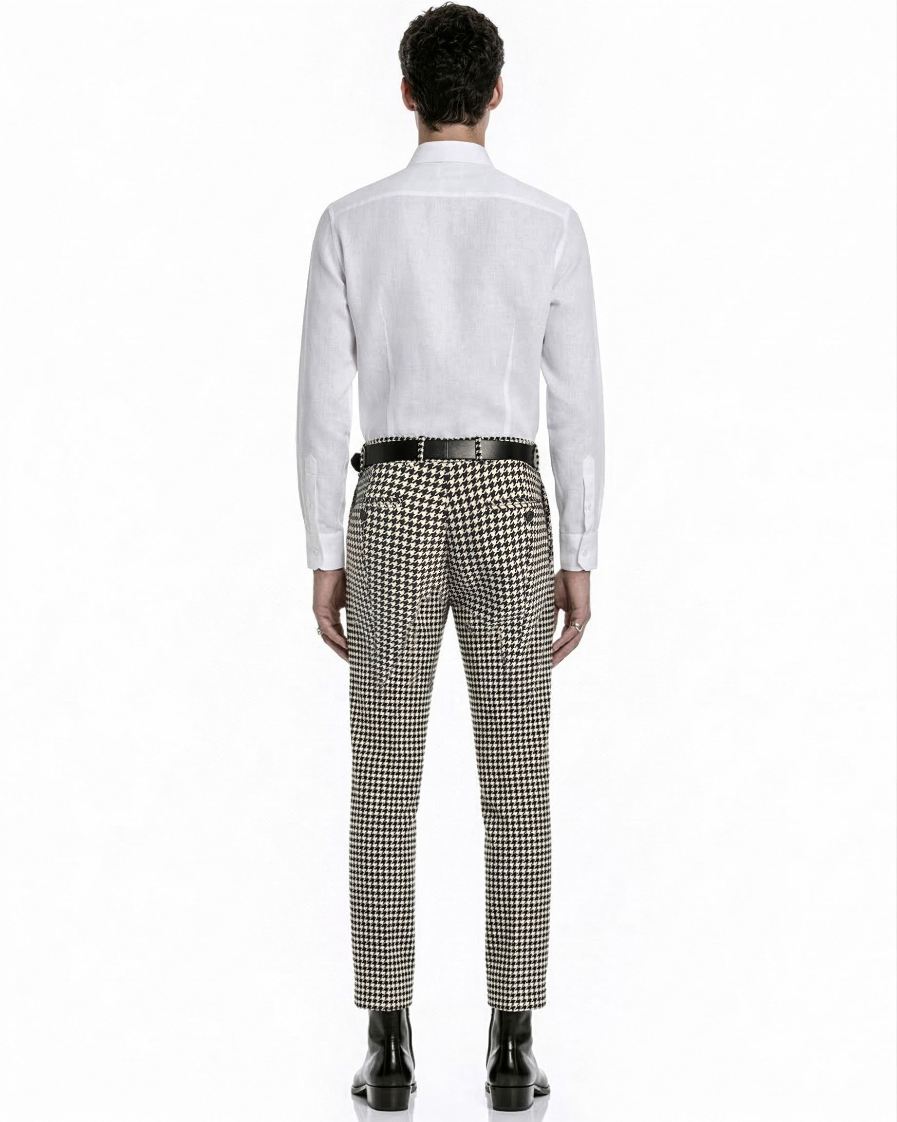 Alexander McQueen BNWT Beautiful Pied De Poule Trousers Size US 32 / EU 48 - 2 Thumbnail